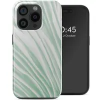 Selencia Coque arrière Vivid avec MagSafe Apple iPhone 15 Pro - Nature Grayed Jade