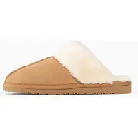 Minnetonka Pantoufle 'Chesney Slide' crème / noisette