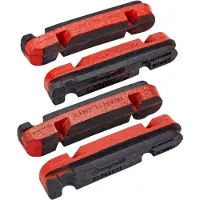 Campagnolo Hyperon-bora Rim Brake Pads 4 Units Rouge,Noir