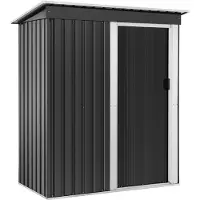 Uniprodo Abri de jardin en métal - 163 x 181 x 89 cm UNI_MS_02