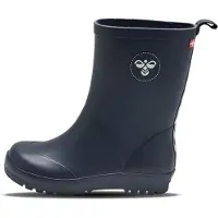 Hummel Bottes en caoutchouc bleu foncé / blanc