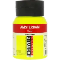 Amsterdam Peinture Acrylique - Jaune reflex - 256 - - Pot de 500ml