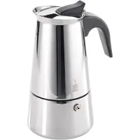GEFU G-16160 Italian Coffee Maker 6 Cups Argenté One Size / EU Plug 220V