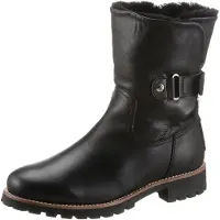 Panama jack Boots 'Keilstiefelette Damen Felia Igloo Trav B2 Glattleder in schwarz' noir