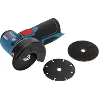 Bosch Professional Gws 12v-76 2x Gba 12v 3.0 76 Mm Angle Grinder Bleu,Noir One Size / EU Plug 220V