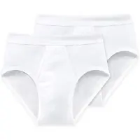 Schiesser Slip noir / blanc