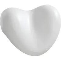 Wenko Coussin de Baignoire Coeur Tropic Blanc