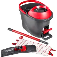 Vileda Turbo Ultramat Bucket Mop Set Rouge