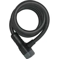 ABUS Cable-antivol vélo à clé Booster 6512K/180 cm, noir