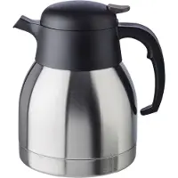Aps Isolierkanne "CLASSIC", Carafe isotherme, Argent, Noir, Gris