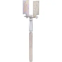 Alberts Support de poteau en U , renforcé, type 581, vz, zE71-161 - 219901