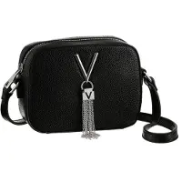 Valentino Sac à bandoulière 'Divina' noir / argent