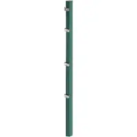 Alberts Poteaux de clôture 677688 avec bride de serrage et accessoires, verts, longueur 2000 mm, 60 x 40 mm