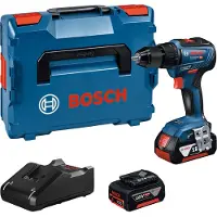 Bosch Professional GSR 18V-55 06019H5200 Perceuse-visseuse sans fil 18 V 4.0 Ah Li-Ion sans balais, incl. 2ème batterie, incl. chargeur, incl. mallette (06019H5200)