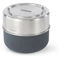 Black & Blum Glass Lunch Pot 600ml Bowl Argenté