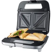 Steba SG 65, Gaufrier, Argent