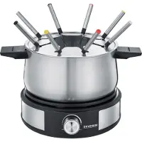 Severin FO 2471 - Pot à fondue/crépière - 1.5 kWatt - noir
