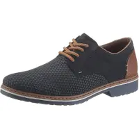 Rieker Chaussure à lacets bleu marine / caramel