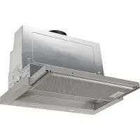 NEFF N 50, Hotte à déflecteur plat, 60 cm, Argent métallisé, D46ED52X1