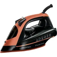 Russell Hobbs Copper Express Fer à repasser à sec ou à vapeur 2600 W Noir, Cuivre