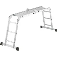 Hailo 7412-037 M60 Universele Aluminium Ladder 4x3M