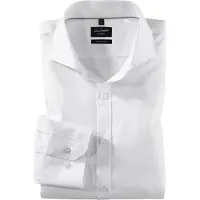 Olymp No. Six Super Slim Chemise blanc, Unicolore