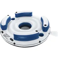 Bestway Hydro-Force Îlot de Piscine Gonflable 4 Personnes Lazy Dayz - 256 cm