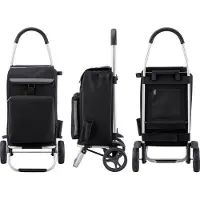 Meister WU6816800 chariot de courses (l x H x P) 45 x 103 x 36 cm