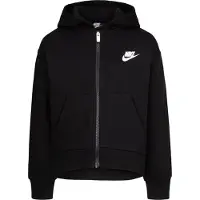 Nike Kids Veste de survêtement 'Club Fleece' noir / blanc