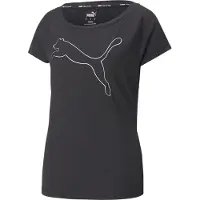 Puma T-shirt fonctionnel noir / blanc