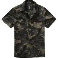 Brandit Chemise 'Roadstar' gris / kaki / vert foncé