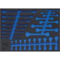 Bgs Insert 3/3 : Clé mixte, clé polygonale double, clé mixte à cliquet 26 pcs.