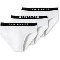 Schiesser Slip noir / blanc