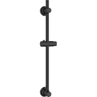 Sans marque Barre de douche 70cm noir