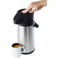 Aps Pump-Isolierkanne, Carafe isotherme, Argent, Multicolore, Noir