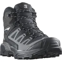 Salomon - Chaussures de randonnée en GORE-TEX - X Ultra 360 Mid GTX Black/Magnet/Pewter en Cuir - Taille 44 2/3 - Noir