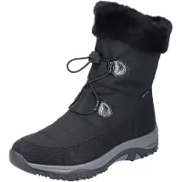 Rieker Bottes 'Stiefeletten/Boot Damen M9683 00 Kunststoff (Synthetik) in schwarz' noir