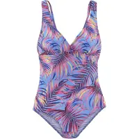 LASCANA Maillot de bain bleu clair / bleu foncé / jaune / rose