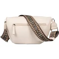 Tom Tailor Sacs banane 'Palina' chocolat / pierre / mandarine / blanc naturel