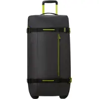 American Tourister sac de voyage trolley Urban Track Duffle / WH Coated Black / Lime noir 78cm