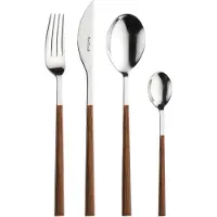 Pintinox Set de 24 pièces de coutellerie Sushi Queen Mahogany ., Couverts, Marron