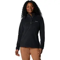 Columbia Benton Springs Ii Snap Half Zip Fleece Noir XL Femme