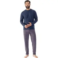 Mey Tenue d'intérieur bleu foncé