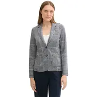 Tom Tailor Blazer bleu marine / bleu-gris / blanc
