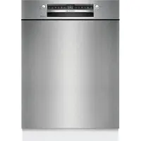 Bosch Série 4 SMU4ETS08E Lave-vaisselle sous plan, hauteur 81,5 cm, largeur 60 cm, acier brossé
