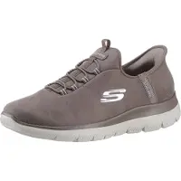 SKECHERS pour femme. 150254 Slip-ins Summits Unknown Trail shoes brown (37), Marron, Tissu, Plat, Lacets, Casuel