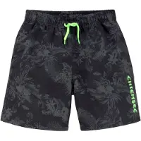 Chiemsee Maillot de bain jaune fluo / gris foncé / noir