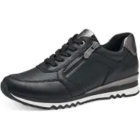 Marco Tozzi Baskets basses noir / argent