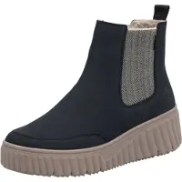 Rieker Bottines écru / bleu nuit
