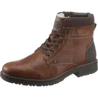 Rieker Bottines à lacets marron châtaigne / chocolat